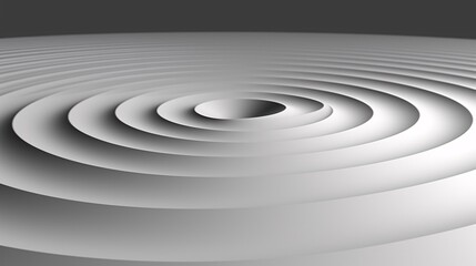 Obraz premium A Spiral Pattern on a Gray Background Generative AI
