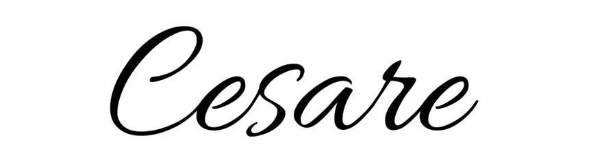 Cesare  - black color - name - ideal for websites, emails, presentations, greetings, banners, cards, books, t-shirt, sweatshirt, prints, cricut, silhouette,	