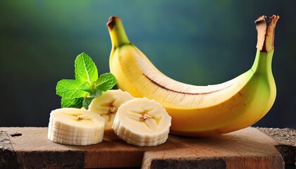 banana with slices