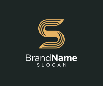 Letter S logo design for various types of businesses and company. colorful, modern, luxury letter S logo