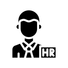 hr glyph icon