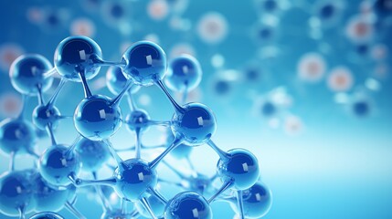 Molecular Structure: A Blue and Clear View of Molecules Generative AI