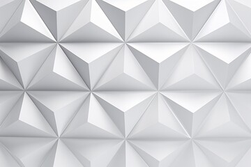 White Geometric Wallpaper Generative AI