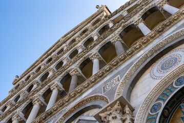 Obraz premium Front of the cathedral of Pisa
