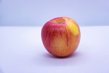Fresh Red Apples on isolated white background