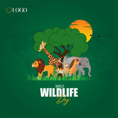 World Wildlife Day is a global observance dedicated to celebrating and raising awareness about the world's wild flora and fauna.