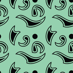 Background of vector art with seamless lines pattern