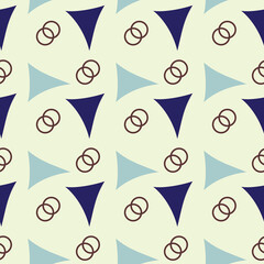Background of vector art with seamless lines pattern