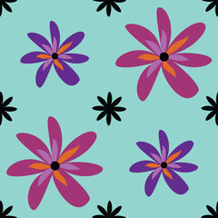 Background of vector art with seamless lines pattern