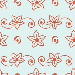 Background of vector art with seamless lines pattern