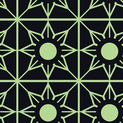 Background of vector art with seamless lines pattern