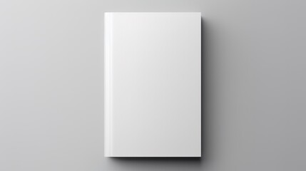 Notebook mockup, with place for your image, text or corporate identity details. Blank mock up with shadow on transparent background. Vector illustration. generative ai