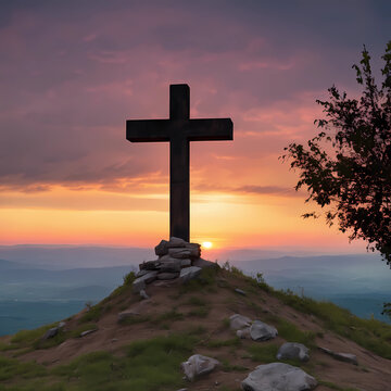 Cruz na pedra