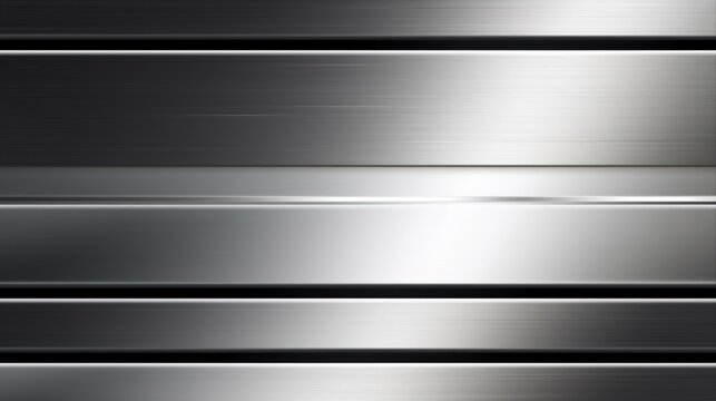 Metal horizontal abstract technology background with.Generative AI