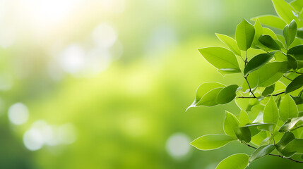 Fototapeta na wymiar green leaves background, spring background