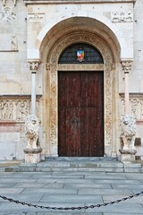 Fototapeta premium Centro storico di Modena in Emilia Romagna, Italia