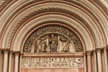 Cattedrale di Parma in Emilia Romagna, Italia