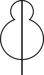 Simple and Minimalist Tree Illustration
