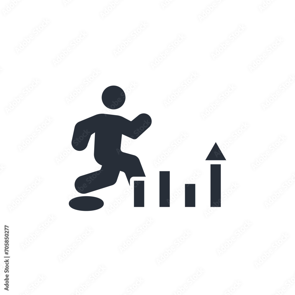 Poster challenge icon. vector.editable stroke.linear style sign for use web design,logo.symbol illustration