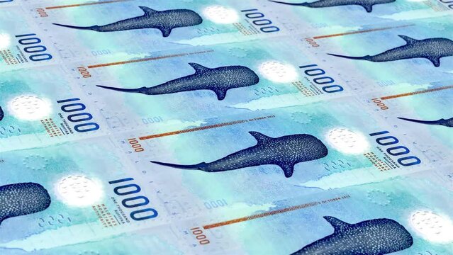 Maldives Maldivian Rufiyaa xxx Banknotes Money Printing House, Printing yyy Maldivian Rufiyaa, Printing Press Machine Print out Maldivian Rufiyaa, Being printed by currency press machine