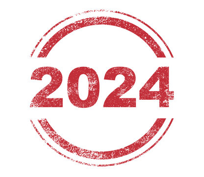 2024 Red Ink Stamp