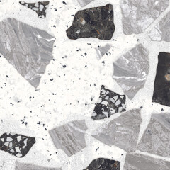 White and black marble texture background floor decorative stone interior stone pattern.