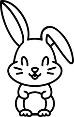 cute easter bunny