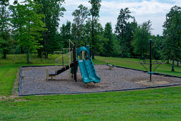 Obraz premium New playground in a park