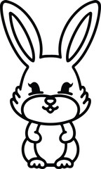 Obraz premium cute easter bunny