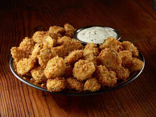Fried Pickle Plate with Ranch Dip