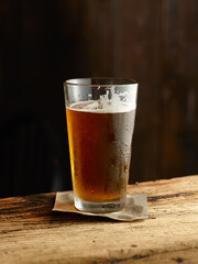 Cold Amber Beer