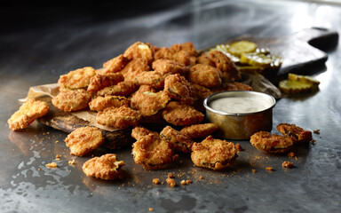 Fried Pickles and Ranch