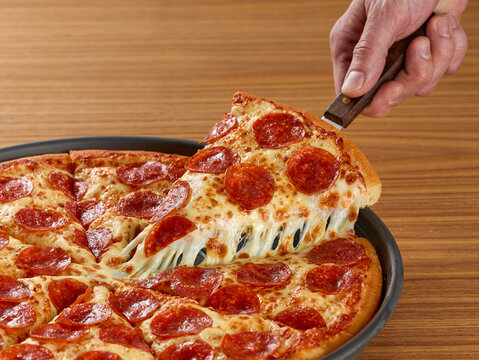 Pepperoni Pizza Slice Pull