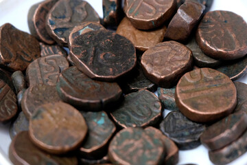 Extremely Rare Old Coins of the Mughal Empire.