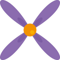 Flat Flower Vector