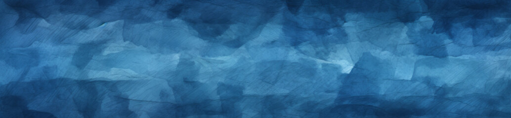 Blue seamless background, in the style of canvas texture emphasis, dark indigo. Background website banner, wallpaper