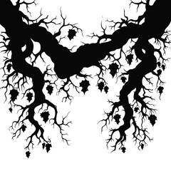 tree branch svg, tree branch  png, tree branch illustration, tree branch clipart, tree branch  vector, floral, flower, vector, design, decoration, frame, illustration, silhouette, black, leaf, tree, 