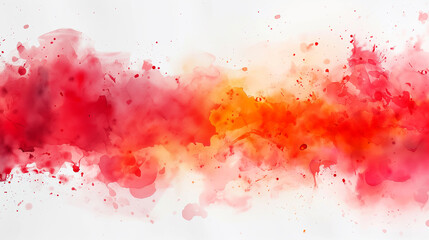 水彩画インクの背景画像_赤色
Abstract colorful red color painting illustration. Background of watercolor splashes [Generative AI]
