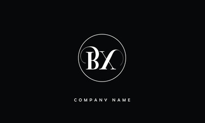 BX, XB, B, X Abstract Letters Logo Monogram