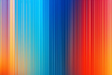 Beautiful striped panoramic background illustration. Generative AI