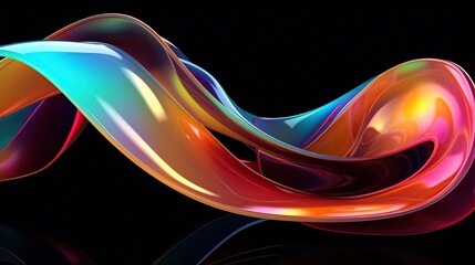 abstract colorful wave background, gradient geometry, smooth wave colorful rainbow colors, silk textured wallpaper background banner.