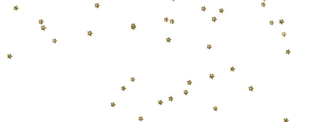 Celestial Cascades: 3D Illustration Conjures a Rainfall of Gold Stars