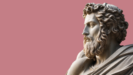Stoicism: A Modern Renaissance of Philosophical Contemplation, Thought, and Ancient Greek Statue History, Stoic Copy Space