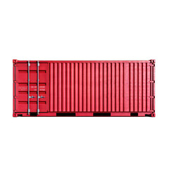 cargo container - Containers transport goods on transparent background