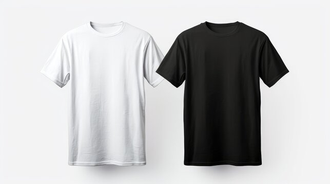 image showcasing the front view of a stylish T-shirt on a crisp white background.