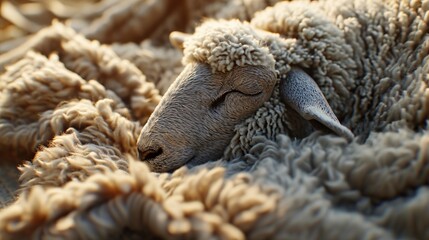 Obraz premium sheep in the snow