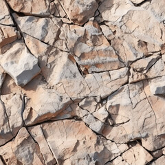 Fototapeta premium Rock texture seamless pattern background