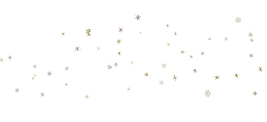 Whirling Snowflakes: Enthralling 3D Illustration of Falling Festive Snow Crystals