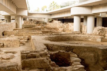 Excavation Site under the New Acropolis Museum in Athens, Greece