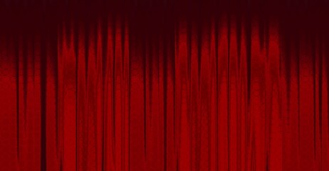 Abstract red  color theater, cinema,  movie, film, opera, play background with vertical stripes illustration design